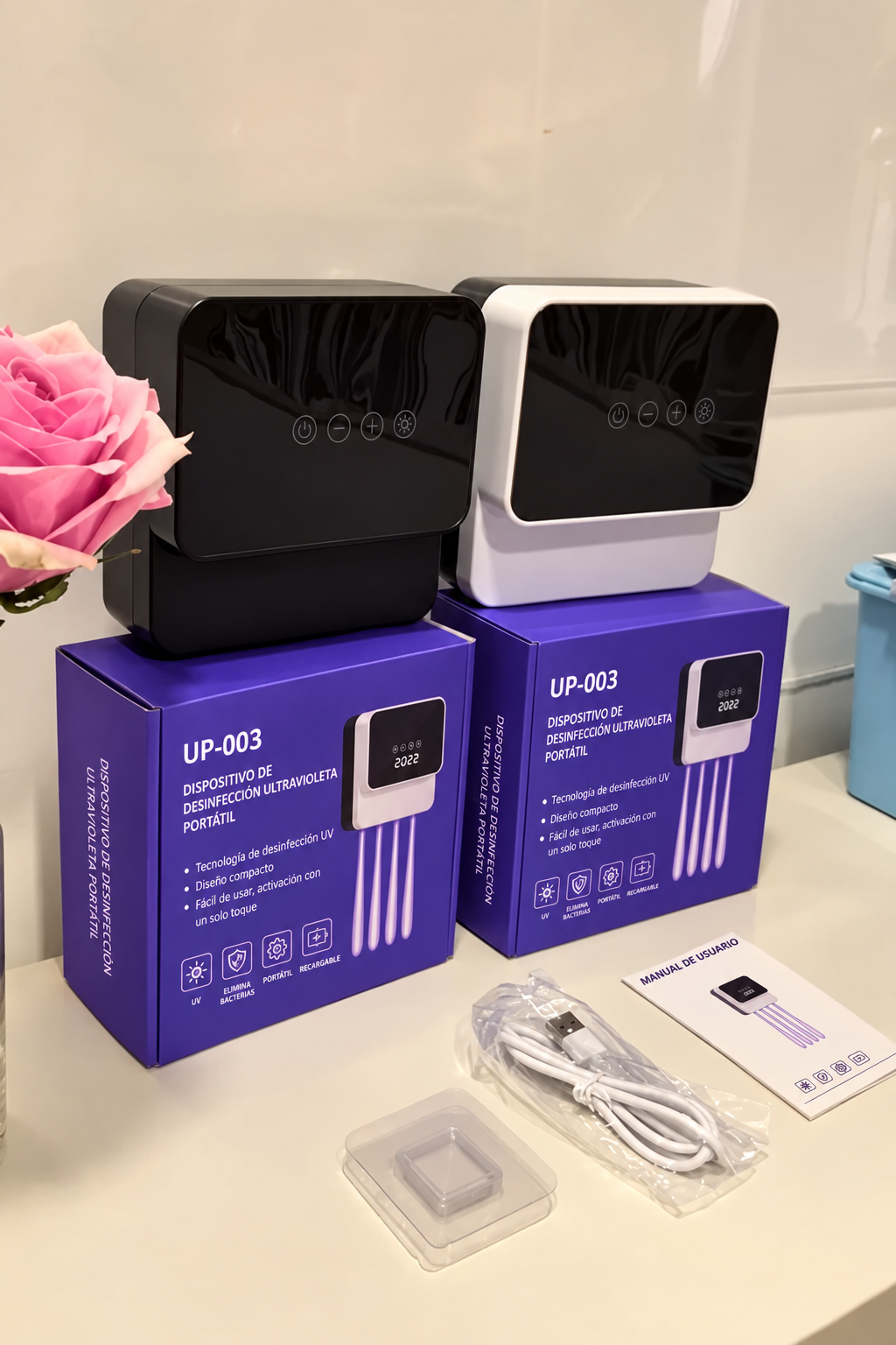 Esterilizador de Cepillos de Dientes UV Inteligente y Soporte De Pared