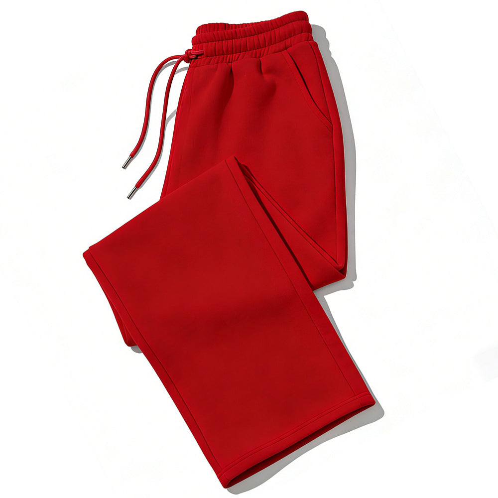 Pantalón Deportivo Wide Leg Unisex - Estilo Urbano con Cierre de Cordón