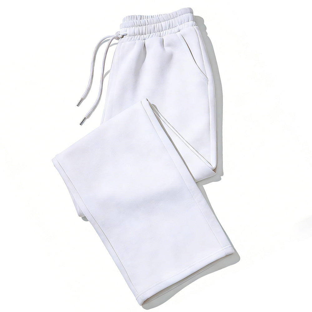 Pantalón Deportivo Wide Leg Unisex - Estilo Urbano con Cierre de Cordón