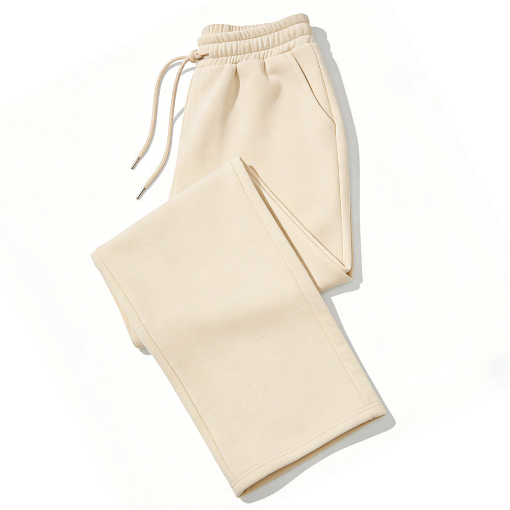 Pantalón Deportivo Wide Leg Unisex - Estilo Urbano con Cierre de Cordón