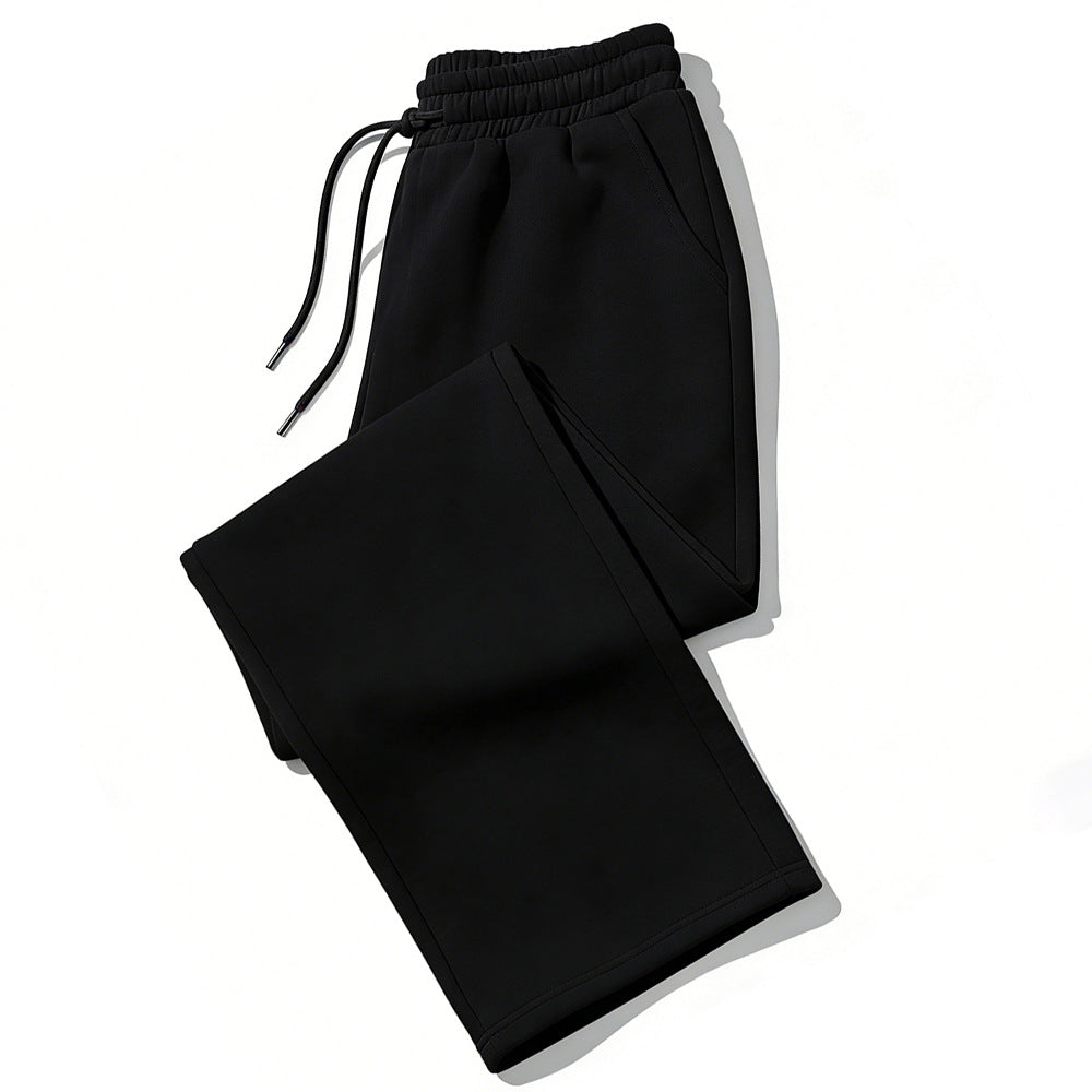 Pantalón Deportivo Wide Leg Unisex - Estilo Urbano con Cierre de Cordón
