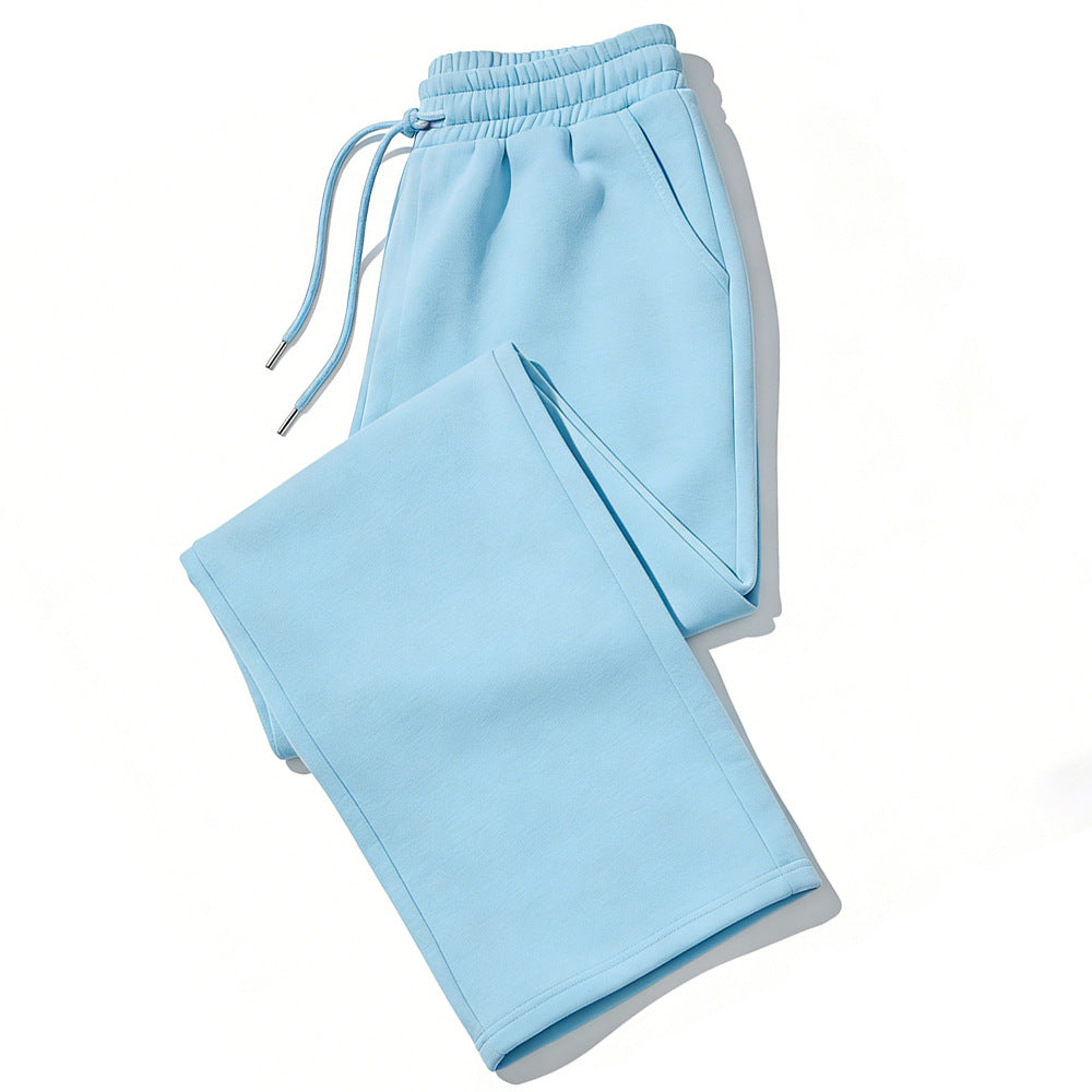 Pantalón Deportivo Wide Leg Unisex - Estilo Urbano con Cierre de Cordón