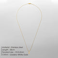 Collar de Acero Inoxidable y Baño de Oro 18K para Hombre | Cadena de Cuadro Lujosa Elegante