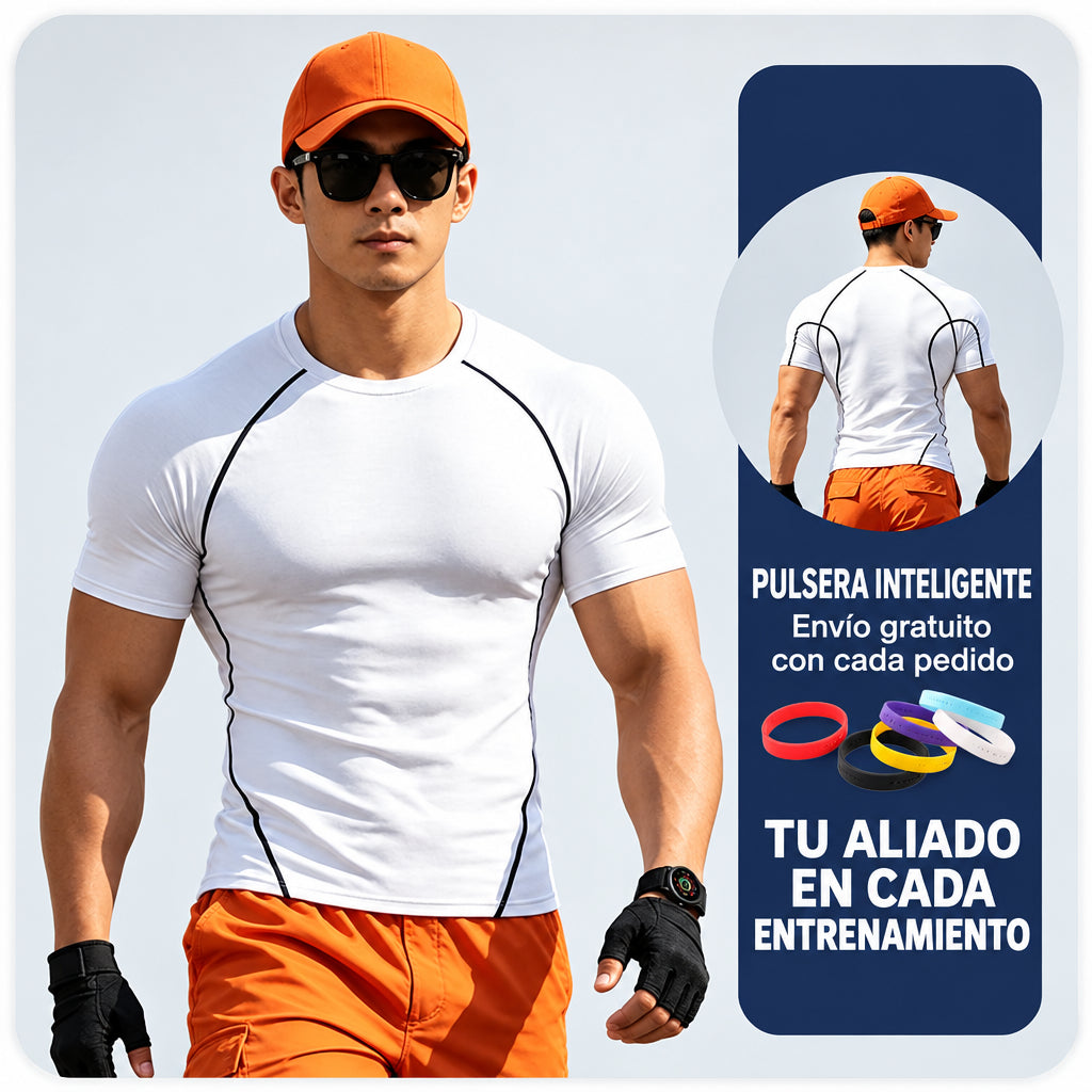 camisa de compresión 2026 gimnasio y entrenamiento para hombre
