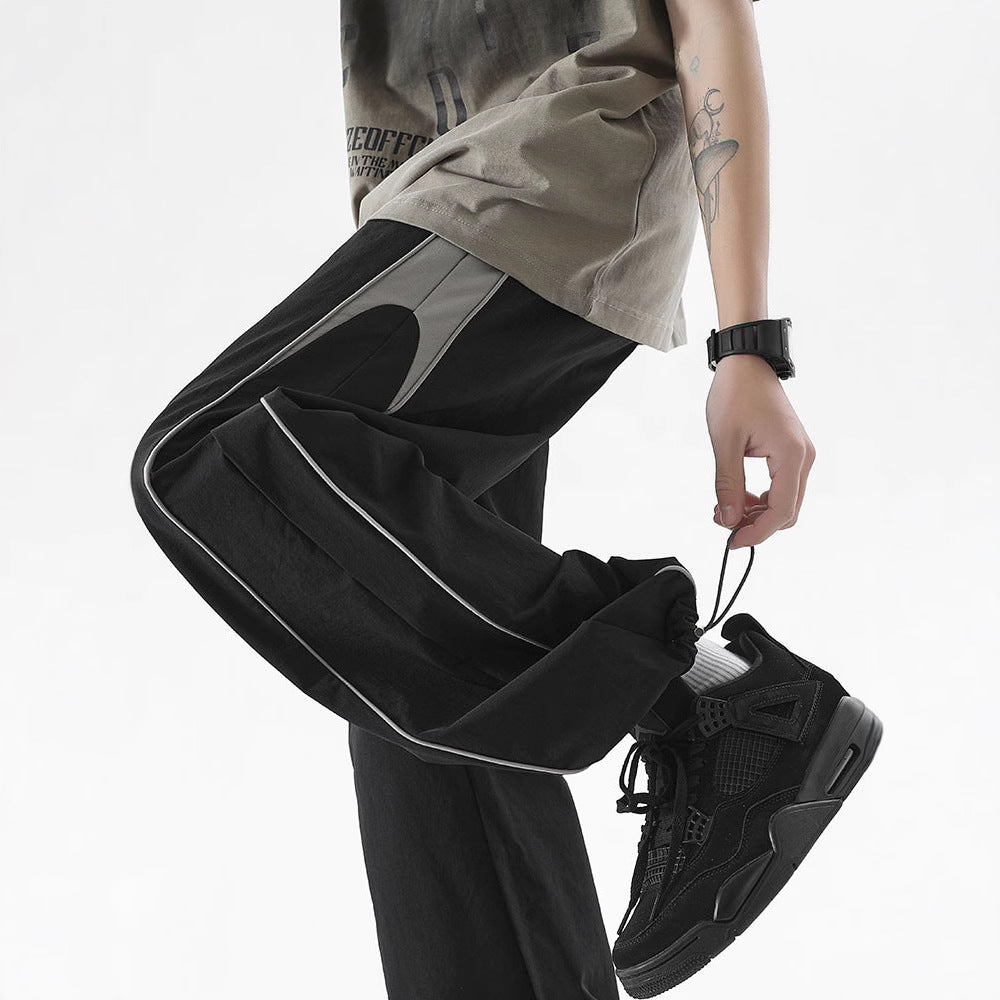 Pantalón Deporte Windproof Urbano | Buzo Casual Holgado Cortaviento para Hombre