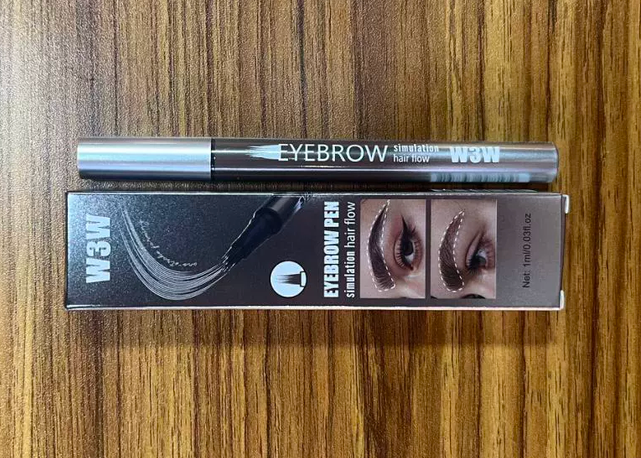 Lápiz de Cejas Líquido Microblading 4 Puntas – Larga Duración y Resistente al Agua